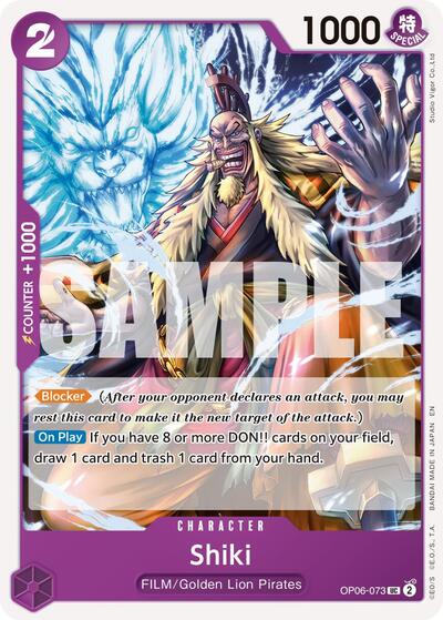 Shiki (Reprint) (OP06-073) [Premium Booster -The Best- Vol. 2] | Jack's On Queen