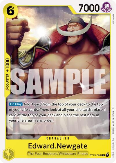 Edward.Newgate - ST13-004 (Reprint) (ST13-004) [Premium Booster -The Best- Vol. 2] | Jack's On Queen
