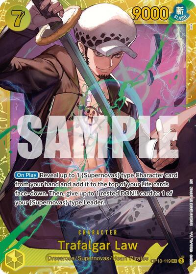 Trafalgar Law - OP10-119 (Reprint) (OP10-119) [Premium Booster -The Best- Vol. 2] | Jack's On Queen