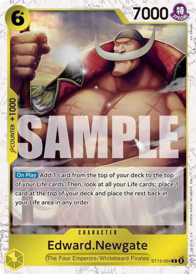 Edward.Newgate - ST13-004 (Pirate Foil) (ST13-004) [Premium Booster -The Best- Vol. 2] | Jack's On Queen