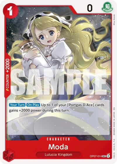 Moda (Reprint) (OP07-014) [Premium Booster -The Best- Vol. 2] | Jack's On Queen