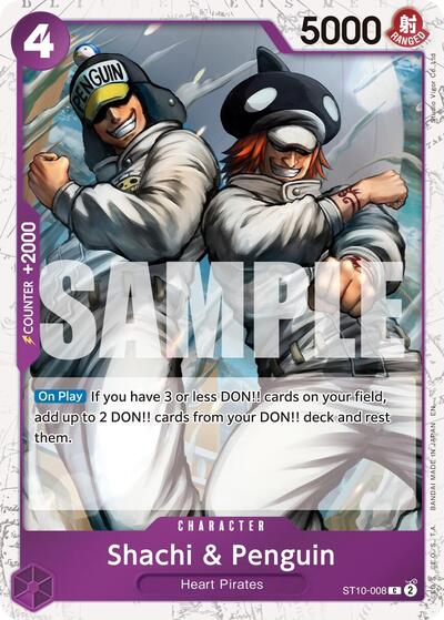 Shachi & Penguin (Pirate Foil) (ST10-008) [Premium Booster -The Best- Vol. 2] | Jack's On Queen