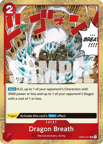 Dragon Breath (Pirate Foil) (OP07-017) [Premium Booster -The Best- Vol. 2] | Jack's On Queen