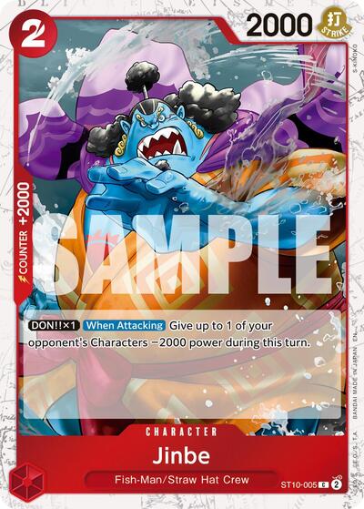 Jinbe - ST10-005 (Pirate Foil) (ST10-005) [Premium Booster -The Best- Vol. 2] | Jack's On Queen