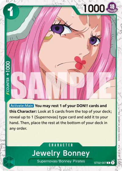 Jewelry Bonney - ST02-007 (Pirate Foil) (ST02-007) [Premium Booster -The Best- Vol. 2] | Jack's On Queen