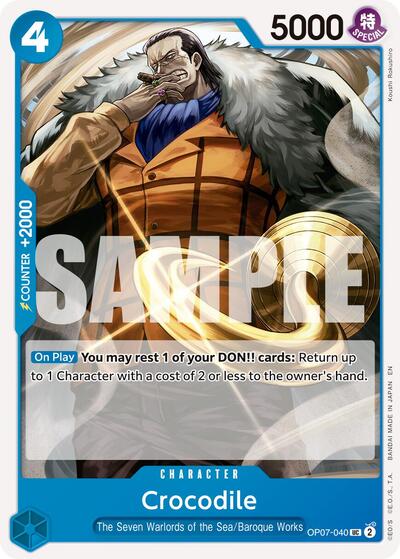 Crocodile - OP07-040 (Reprint) (OP07-040) [Premium Booster -The Best- Vol. 2] | Jack's On Queen