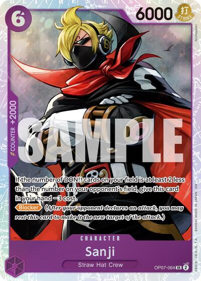 Sanji (Reprint) (OP07-064) [Premium Booster -The Best- Vol. 2] | Jack's On Queen