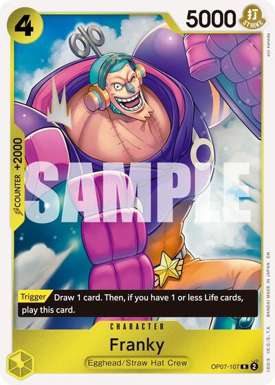 Franky - OP07-107 (Reprint) (OP07-107) [Premium Booster -The Best- Vol. 2] | Jack's On Queen