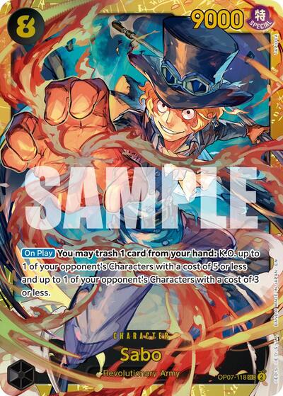 Sabo - OP07-118 (Reprint) (OP07-118) [Premium Booster -The Best- Vol. 2] | Jack's On Queen