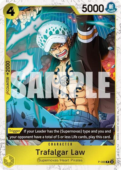 Trafalgar Law -  P-088 (Pirate Foil) (P-088) [Premium Booster -The Best- Vol. 2] | Jack's On Queen