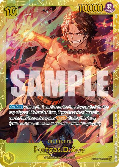 Portgas.D.Ace - OP07-119 (Reprint) (OP07-119) [Premium Booster -The Best- Vol. 2] | Jack's On Queen