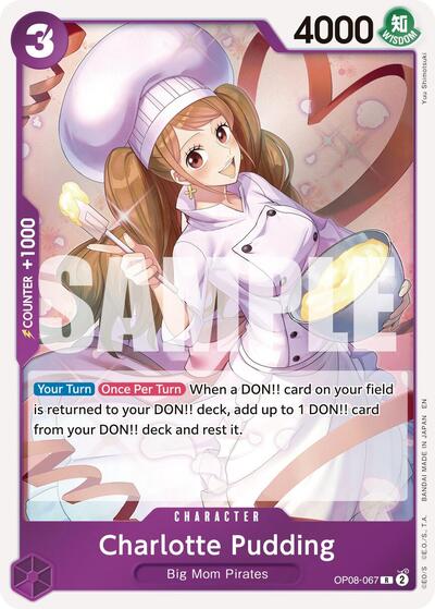 Charlotte Pudding - OP08-067 (Reprint) (OP08-067) [Premium Booster -The Best- Vol. 2] | Jack's On Queen