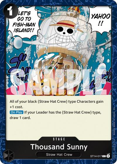 Thousand Sunny (Pirate Foil) (ST14-017) [Premium Booster -The Best- Vol. 2] | Jack's On Queen