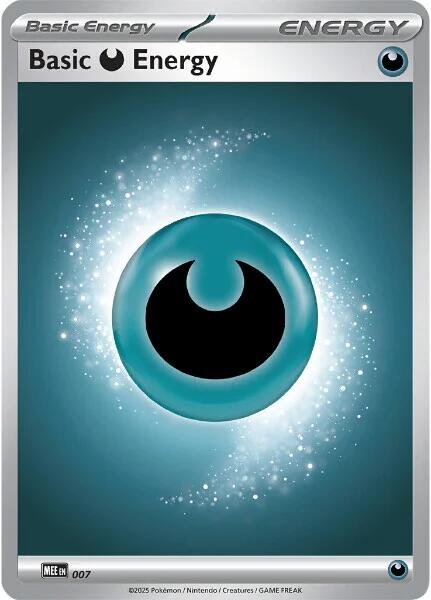 Basic Darkness Energy - 007 [Mega Evolution Energies] | Jack's On Queen