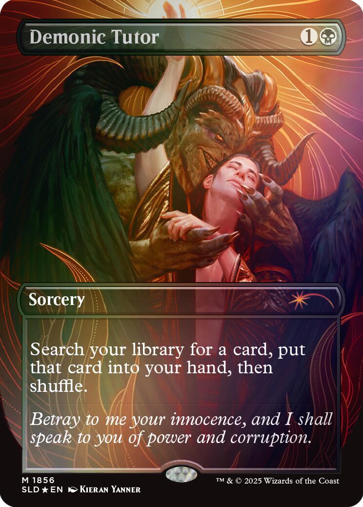 Demonic Tutor (Rainbow Foil) [Secret Lair Drop Series] | Jack's On Queen