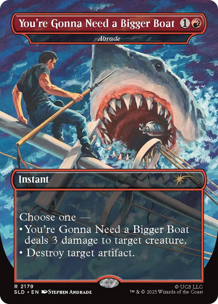 You're Gonna Need a Bigger Boat - Abrade [Secret Lair Drop Series] | Jack's On Queen