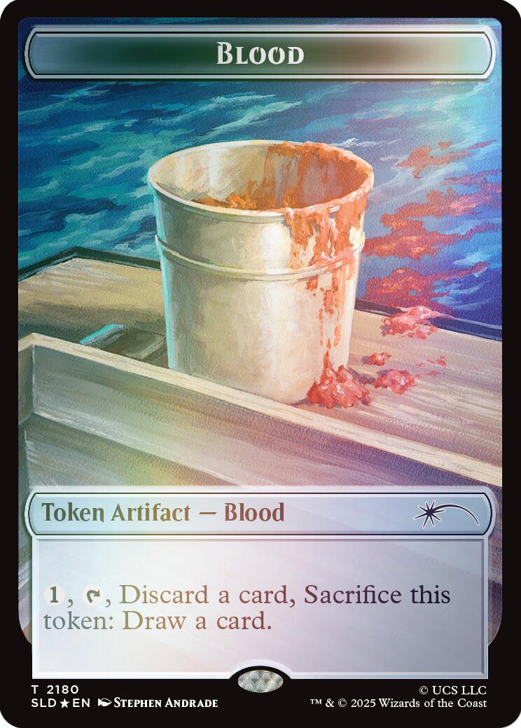 Blood Token (Rainbow Foil) [Secret Lair Drop Series] | Jack's On Queen