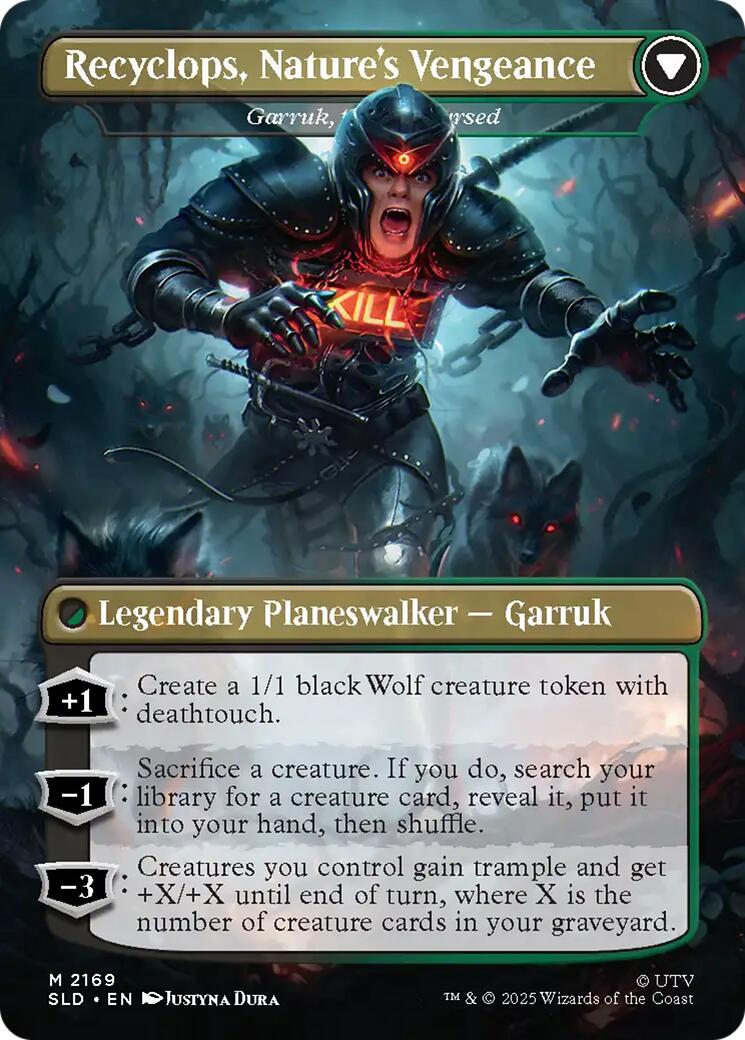 Recyclops, Eco-friendly - Garruk Relentless [Secret Lair Drop Series] | Jack's On Queen