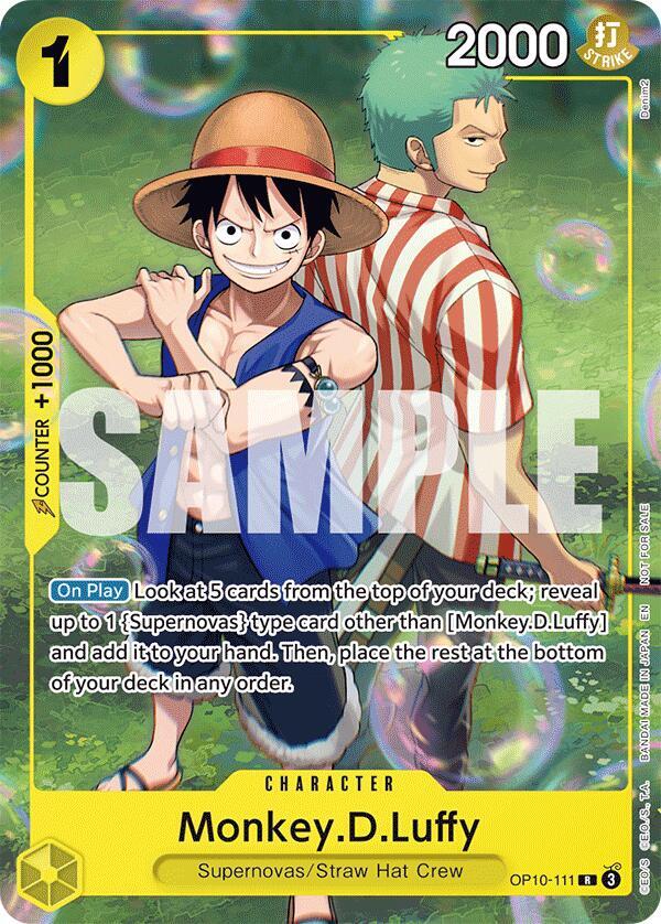 Monkey.D.Luffy (Learn Together Deck Set - Set Sail Event) (OP10-111) [One Piece Promotion Cards] | Jack's On Queen