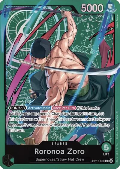 Roronoa Zoro - OP12-020 (Zoro Deck) (OP12-020) [Learn Together Deck Set] | Jack's On Queen