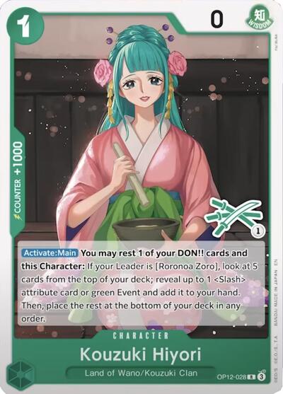 Kouzuki Hiyori (Zoro Deck) (OP12-028) [Learn Together Deck Set] | Jack's On Queen