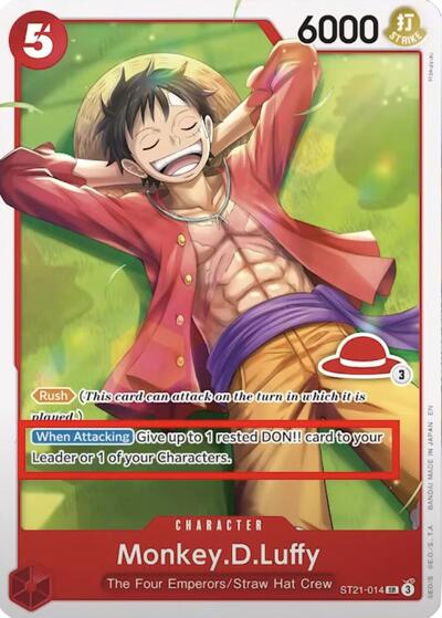 Monkey.D.Luffy - ST21-014 (Luffy Deck) (ST21-014) [Learn Together Deck Set] | Jack's On Queen