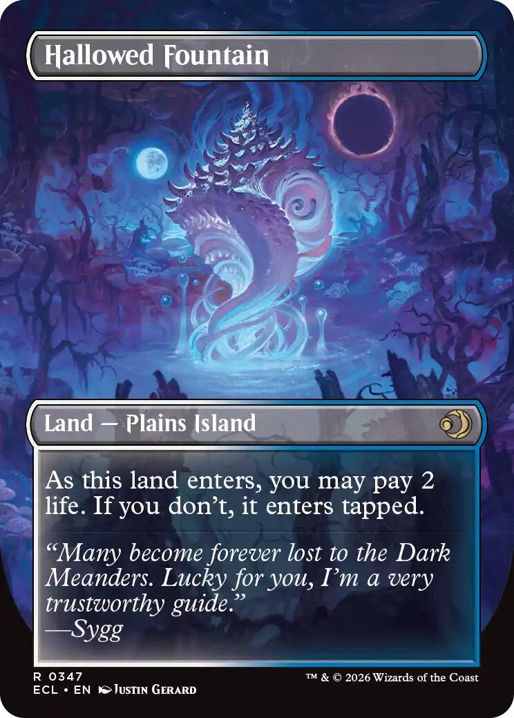 Hallowed Fountain (Borderless) [Lorwyn Eclipsed] | Jack's On Queen
