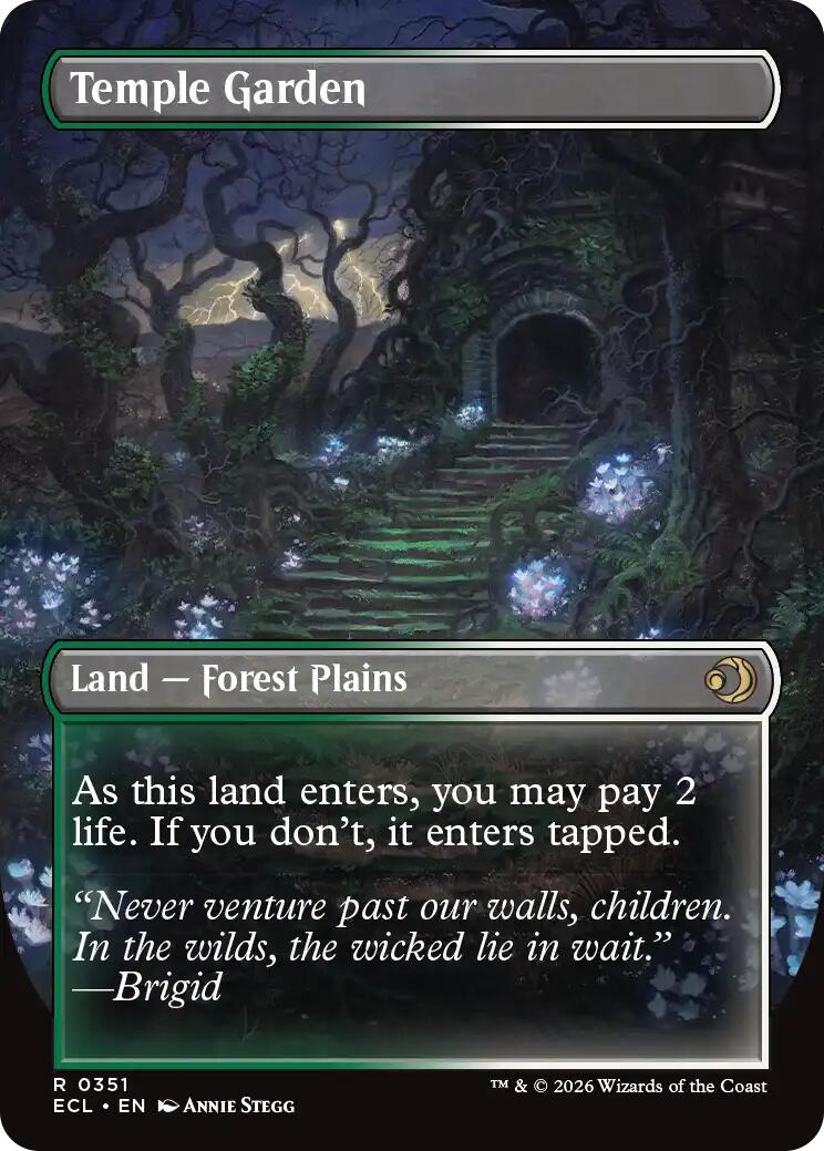 Temple Garden (Borderless) [Lorwyn Eclipsed] | Jack's On Queen