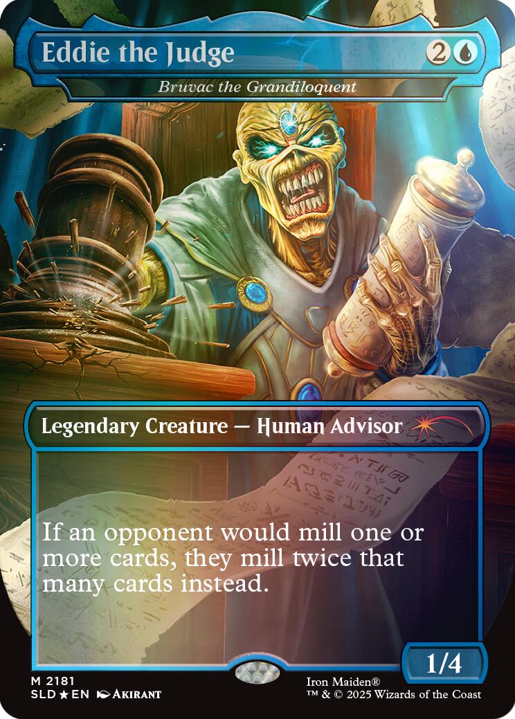 Eddie the Judge - Bruvac the Grandiloquent (Rainbow Foil) [Secret Lair Drop Series] | Jack's On Queen