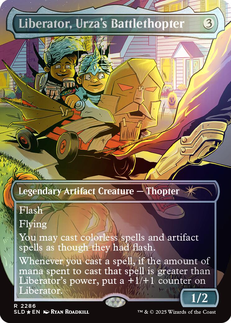 Liberator, Urza's Battlethopter (Rainbow Foil) [Secret Lair Drop Series] | Jack's On Queen