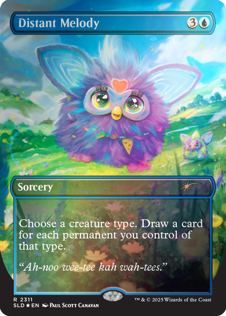 Distant Melody (2311) (Rainbow Foil) [Secret Lair Drop Series] | Jack's On Queen