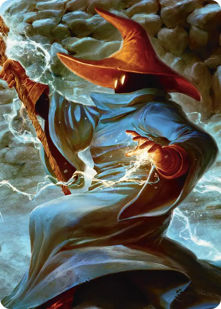 The Destined Black Mage Scene Art Card [FINAL FANTASY Art Series] | Jack's On Queen