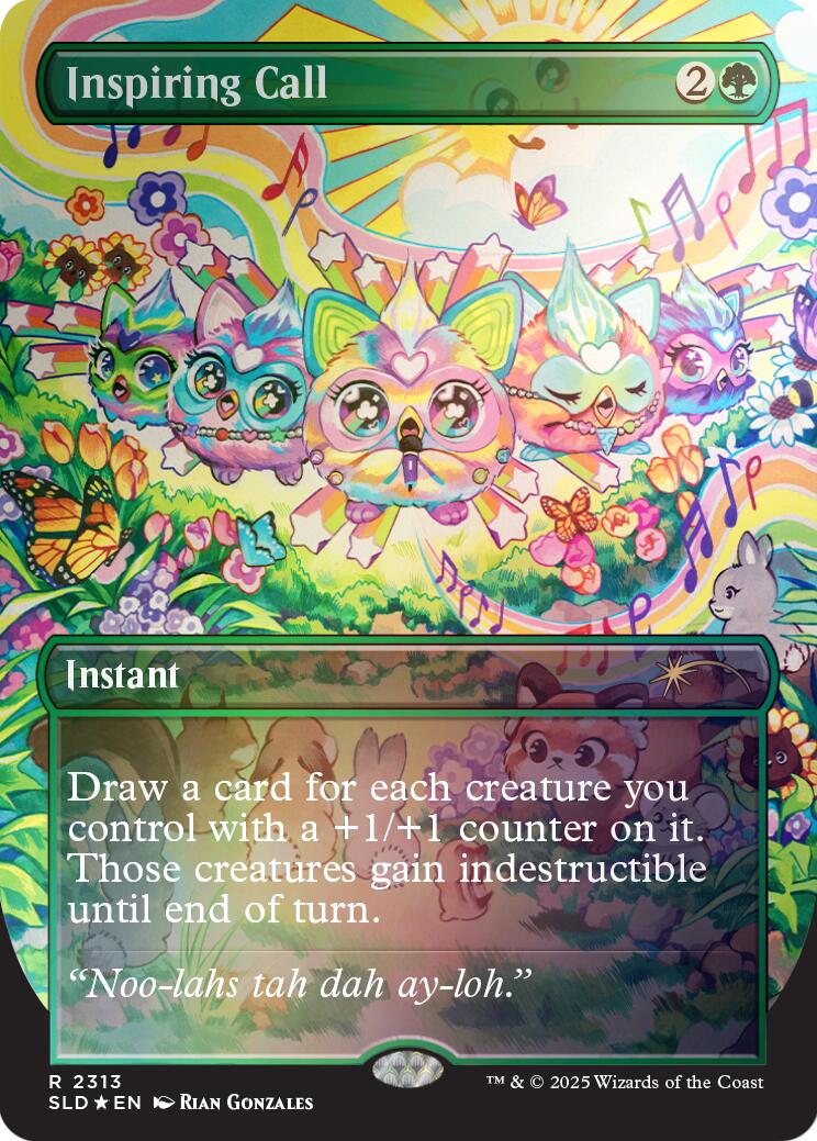 Inspiring Call (Rainbow Foil) [Secret Lair Drop Series] | Jack's On Queen