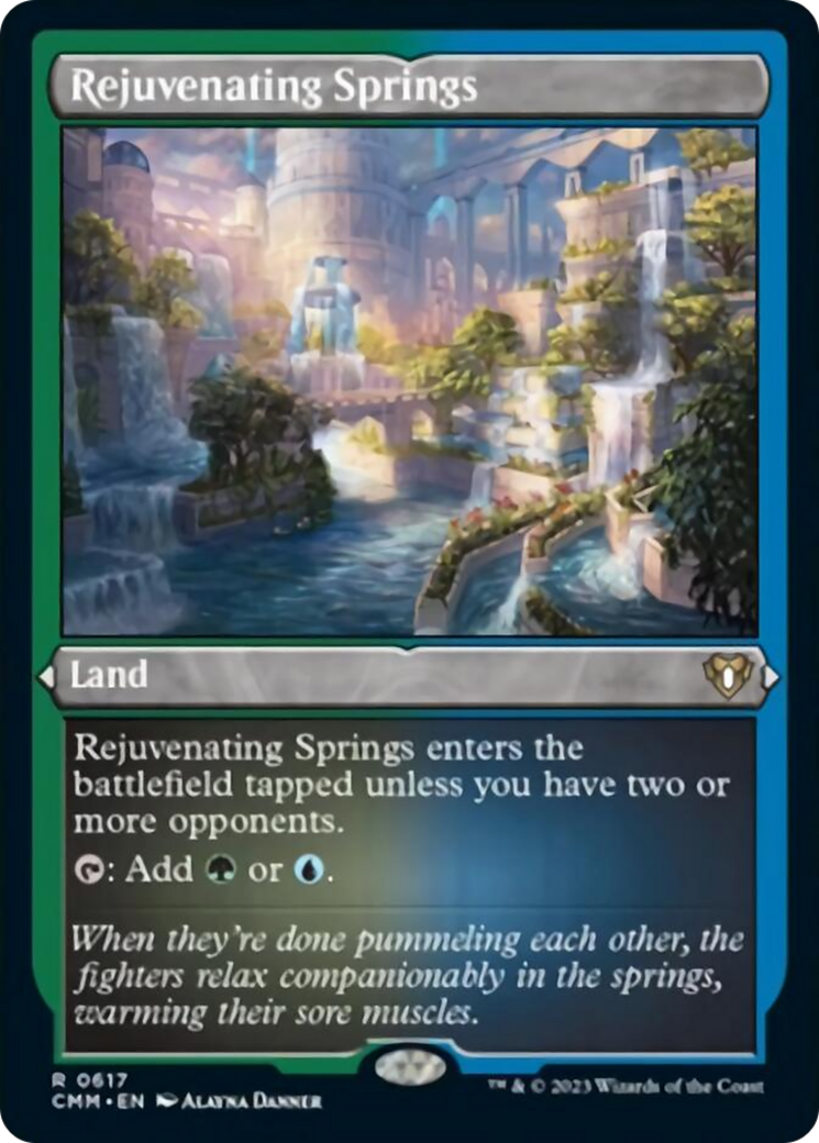 Rejuvenating Springs (Foil Etched) [Commander Masters] | Jack's On Queen