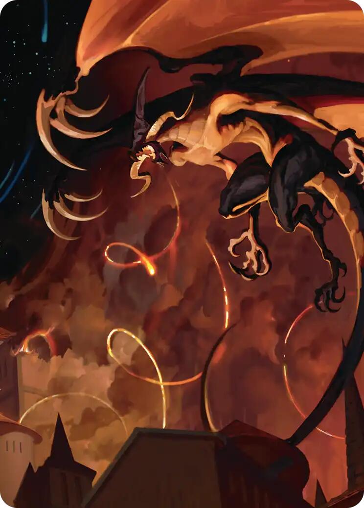 Mega Flare Scene Art Card [FINAL FANTASY Art Series] | Jack's On Queen