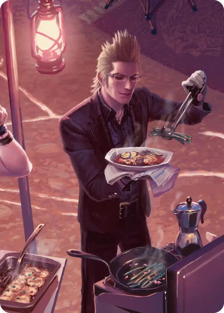 Campsite Cuisine Scene Art Card [FINAL FANTASY Art Series] | Jack's On Queen
