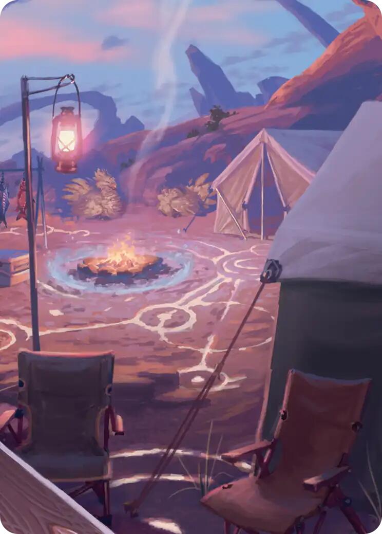 Chocobo Camp Scene Art Card [FINAL FANTASY Art Series] | Jack's On Queen