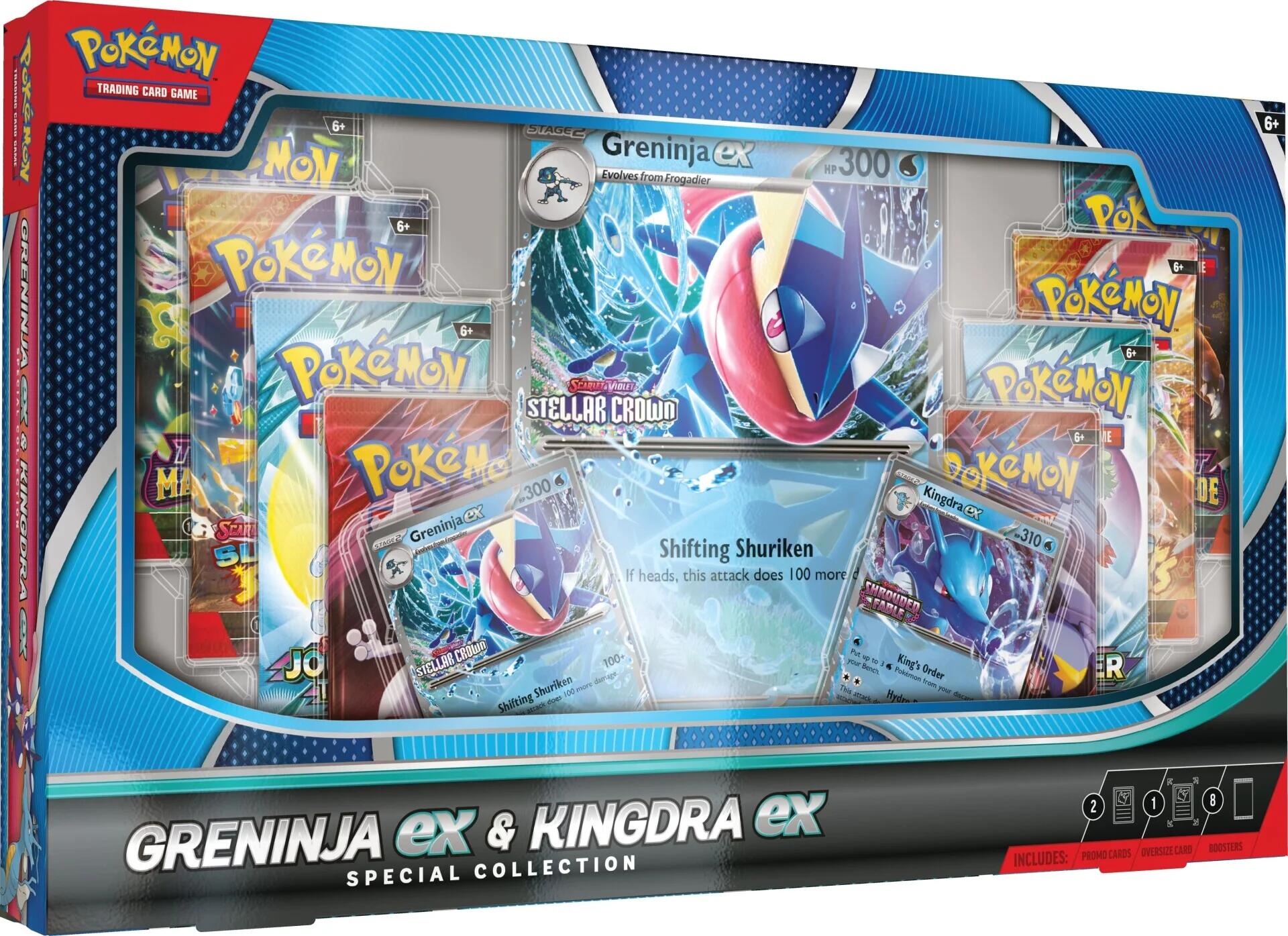 Greninja EX & Kingdra EX Special Collection Box | Jack's On Queen