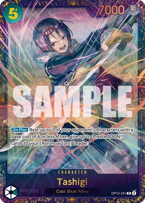 Tashigi (Treasure Cup 2025) (OP12-031) [One Piece Promotion Cards] | Jack's On Queen