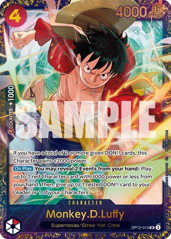 Monkey.D.Luffy (Treasure Cup 2025) (OP12-015) [One Piece Promotion Cards] | Jack's On Queen