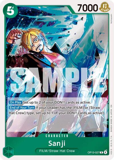 Sanji (OP13-027) [Carrying On His Will] | Jack's On Queen