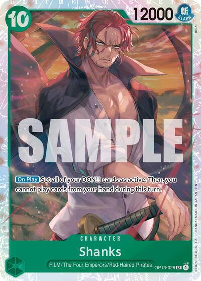 Shanks (028) (OP13-028) [Carrying On His Will] | Jack's On Queen