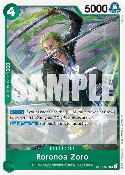 Roronoa Zoro (OP13-037) [Carrying On His Will] | Jack's On Queen