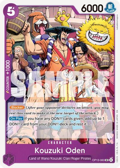 Kouzuki Oden (OP13-063) [Carrying On His Will] | Jack's On Queen