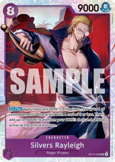 Silvers Rayleigh (OP13-066) [Carrying On His Will] | Jack's On Queen