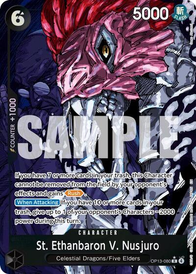 St. Ethanbaron V. Nusjuro (Alternate Art) (OP13-080) [Carrying On His Will] | Jack's On Queen