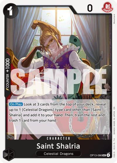 Saint Shalria (OP13-086) [Carrying On His Will] | Jack's On Queen