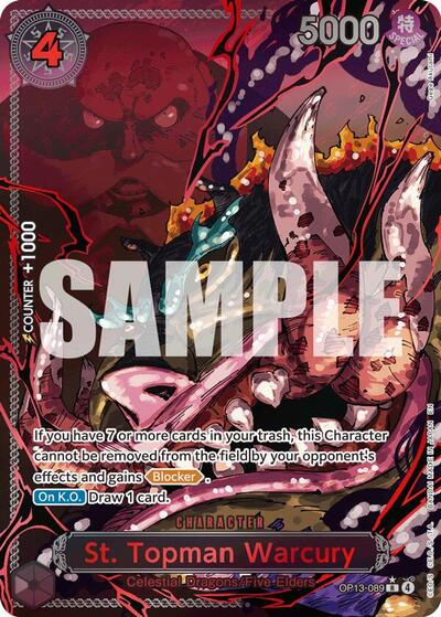 St. Topman Warcury (Parallel) (OP13-089) [Carrying On His Will] | Jack's On Queen