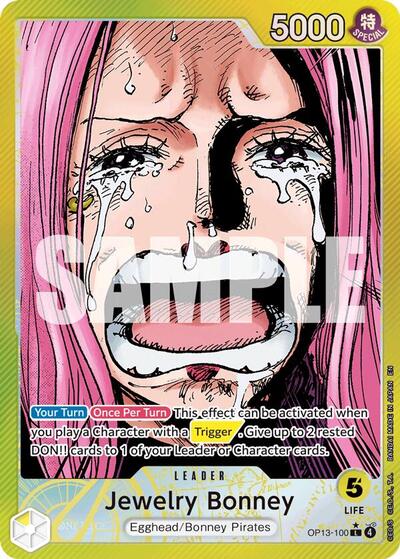Jewelry Bonney (100) (Alternate Art) (OP13-100) [Carrying On His Will] | Jack's On Queen