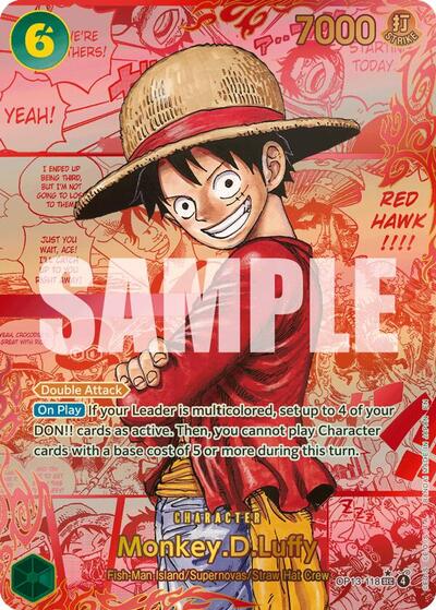Monkey.D.Luffy (118) (Red Super Alternate Art) (OP13-118) [Carrying On His Will] | Jack's On Queen